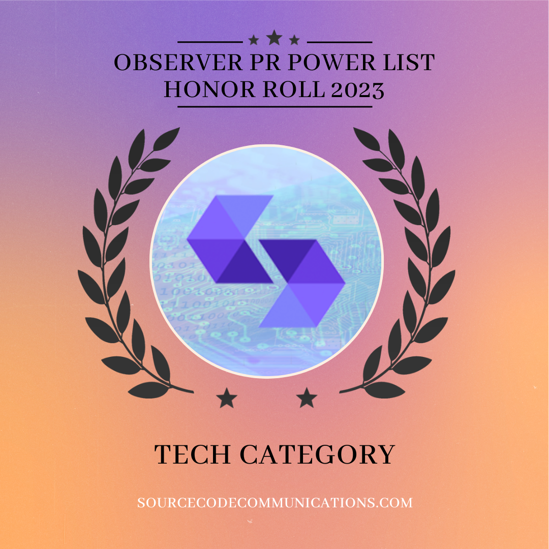 Observer PR Power List Honor Roll 2023 SourceCode Communications