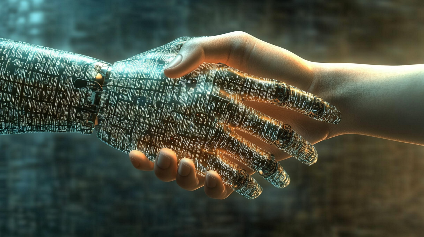 hero image ai human